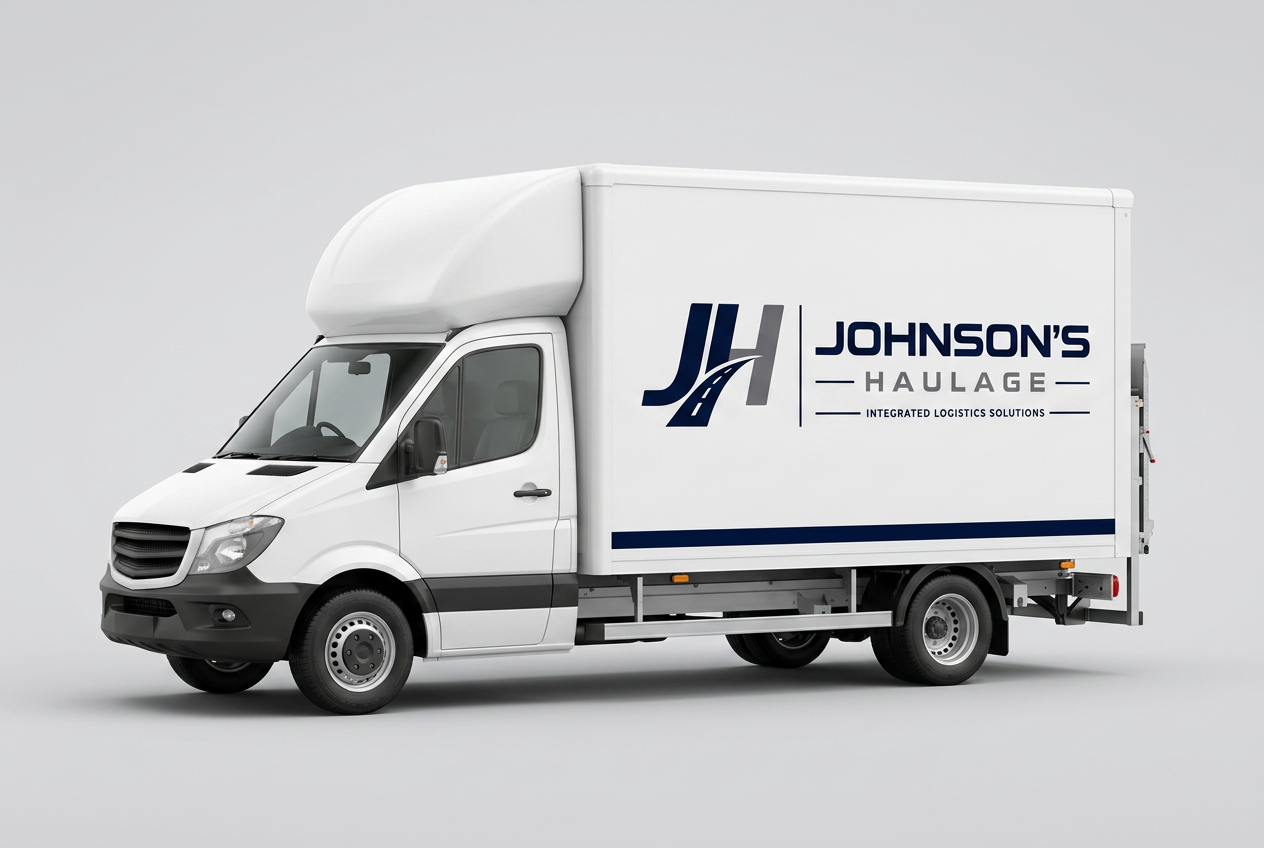 Luton van — representative vehicle type arranged by Johnson's Haulage