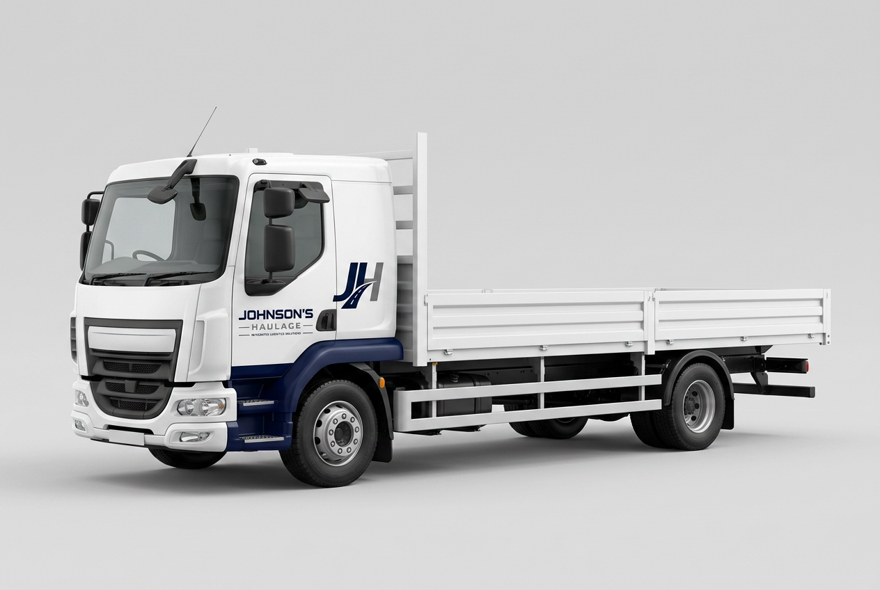 Rigid Flatbed with Johnson's Haulage livery